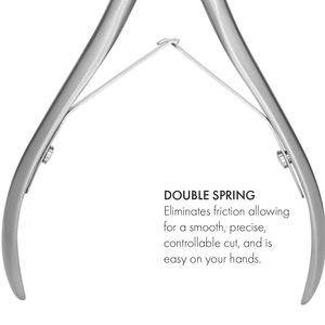 Coupe-ongles professionnel de salon en acier inoxydable de qualité supérieure, courbé, pour cuticules, avec logo personnalisé, à mâchoires larges, pour vente en gros - Product Image 5