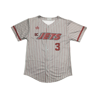 Maillot respirant de baseball et de softball sur mesure OEM cousu avec votre propre impression numérique par sublimation - Product Image 1