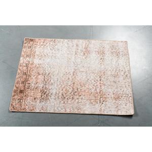 Turkish Vintage Small Rug 2x2.8 ft, <b>Brown</b> <b>Wool</b> Rug - Product Image 3