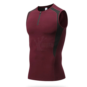 Camisetas sin mangas atléticas personalizadas de primera calidad para hombre, camisetas de algodón de alta calidad para culturismo, Fitness, gimnasio, ropa deportiva de entrenamiento estampada de punto - Product Image 1