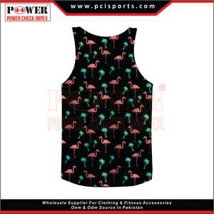 Stylish Sublimation Sleeveless Printed <b>Tank</b> <b>Top</b> <b>Men</b> Gym Clothing <b>Tank</b> <b>Tops</b> Beach Style Vest - Product Image 2