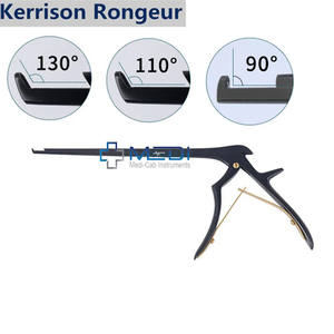 Kerrison 90/110 degrés vétérinaire orthopédie Rongeur Instrument 230mm de long en acier inoxydable Source d'alimentation manuelle couleur noire - Product Image 6