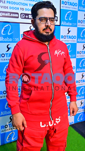 Chándal acampanado ajustado para hombre de calidad superior Logotipo personalizado Hip Hop Impreso Bordado Chándales de estilo más nuevo - Product Image 2