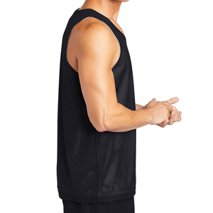 Haute qualité Slim Sportswear hommes Fitness débardeur impression personnalisée Anti-rétrécissement haute rue Spandex coton tricoté grande taille - Product Image 3