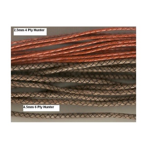Nouveaux Cordons en Cuir Tressés à la Main par des Designers Renommés, de 3mm à 12mm, Couleurs Personnalisables, Logo, Prix de Gros Compétitif, Accessoires de Bijoux DIY - Product Image 2