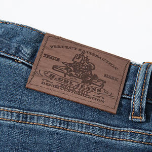 Jeans de Mezclilla Rectos con Lavado a la Piedra, Cintura Alta, Corte Holgado, Tela de Spandex/Algodón, Transpirables, Impermeables, Estilo Casual, Ligeros - Product Image 5