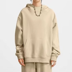 Sweats à capuche unisexe en coton épais 500 g/m² haute qualité anti-rétrécissement vintage lavé vente en gros en vrac pour la saison hivernale - Product Image 2