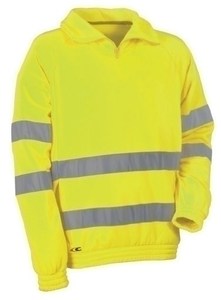 ANSI 107 Classe 3 100% Veste réfléchissante de sécurité haute visibilité chaude en polaire épaisse en polyester avec logo personnalisable - Product Image 2