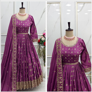 เปิดตัวผ้าไหมแท้พร้อมคอลเลกชันชุดปักลายจำนวนมากโดยการส่งออกของราชวงศ์ใน Gujarat - Product Image 5