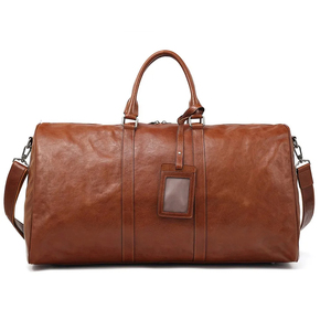 Custom Waterproof Foldable Garment <b>Overnight</b> <b>Bag</b> Travel Fashion Duffel <b>Bags</b> <b>Men</b> Leather Duffle <b>Bags</b> for Women - Product Image 1