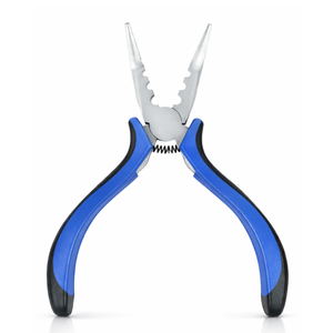 Pinzas para Extensiones de Cabello, Herramienta de Anillos Micro Nano, Punta Curva, Diseño de 3 Orificios, Herramienta de Eliminación de Crimpado, Uso Profesional en Salón - Product Image 1