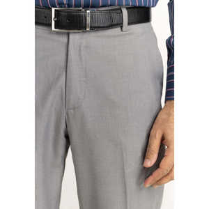 Pantalon de costume coupe classique FP-NFL25-002 en tissu peigné - Product Image 1