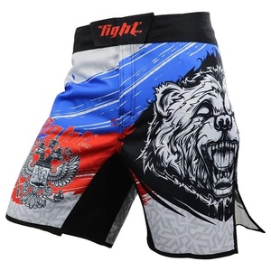 Ensemble de gymnastique MMA Rashguard pour homme T-Shirt BJJ Shorts Boxes Muay Thai Fighting Jerseys Long Tissu Sublimé Rush Guard - Product Image 4
