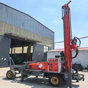 แท่นขุดเจาะบ่อน้ำดีเซลที่ขับเคลื่อนด้วยเครื่องยนต์ที่ไม่เหมือนใครรถหัวเจาะฝังลึกสูงสุด400เมตรพร้อมราคาไม่แพงและรับประกัน2ปี - Product Image 1