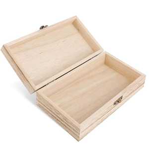 Caja de madera de pino de acacia y mango macizo exclusiva con piedra, mármol y esmalte, artesanía adornada perfecta para la decoración del hogar - Product Image 4