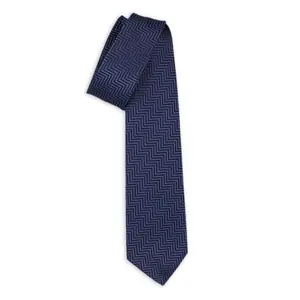 Eleganti cravatte a sette pieghe in seta per uomo-148 cm Jacquard Milano Blue-abbraccio sofisticato e raffinato