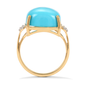 Bague Statement en Émail Plaqué Rhodium avec Motif Amoureux - Product Image 3