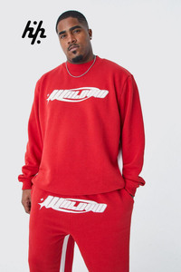 โรงงานขนแกะหนักตัดไม่มีสายฮู้ดโลโก้ที่กําหนดเองกางเกงวอร์มวอร์มออกกําลังกายชุดกีฬาลําลองชุดฮู้ดสําหรับบุรุษ - Product Image 2