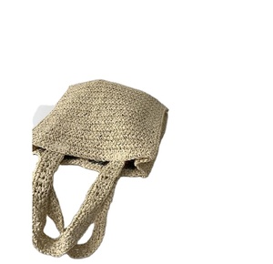 Bolso de Playa de Paja de Alta Calidad para Mujer, Bolso de Hombro de Macramé, Directo del Proveedor Indio - Product Image 1