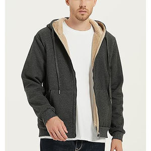 เสื้อฮู้ดแบบสวมหัวพิมพ์ลายพัฟมาใหม่2024ผ้าฟลีซซับในผ้าโพลีเอสเตอร์/ ผ้าฝ้ายลายสีพื้นแบบกำหนดเองสำหรับฤดูหนาว - Product Image 1