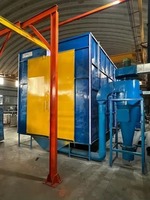 Usine de peinture en poudre par lots en aluminium à commande PLC robuste pour l'électronique, capacité 20L/h, THERMOCOAT ENGINEERING, température max. 300°C