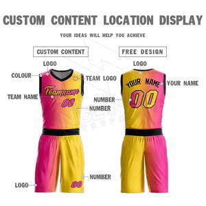Camiseta de baloncesto internacional de talla grande al por mayor, ropa deportiva para jóvenes, conjunto de uniforme Bsci poliéster transpirable - Product Image 4
