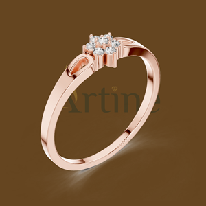 Boucles d'oreilles et bague 18K assorties en or - Product Image 1