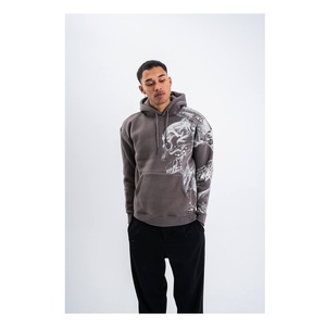 Sudaderas con capucha de invierno personalizadas de talla grande para hombre, sudadera bordada de gran tamaño con impresión digital y diseño único - Product Image 2