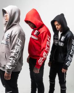 Personalizado pasamontañas sudaderas con capucha de los hombres 100% de algodón de peso pesado de gran tamaño de doble capucha Zip up Drop Shoulder sudaderas con capucha de los hombres - Product Image 4