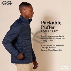 Veste rembourrée légère et résistante à l'eau, parfaite pour les activités de plein air, les voyages et les vêtements de tous les jours - Product Image 2