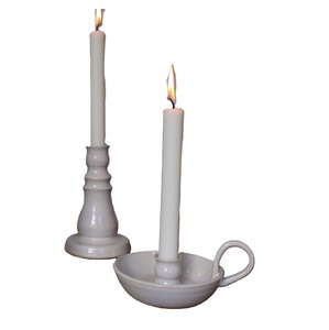 Portavelas de pilar de cerámica decorativa única pequeña de diseño clásico de alta tendencia mesa de comedor Europea Navidad - Product Image 6