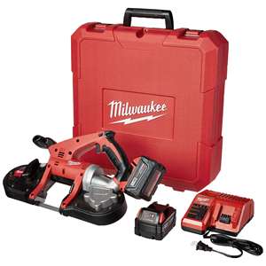 Kit de scie à ruban sans fil 18 volts avec source d'alimentation électrique pour scies à métal - Product Image 6