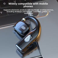 Tampilan Baterai LED Baru Kiri Kanan Universal Pakai Putar Satu Telinga Nirkabel ENC Klasik Sport Drive Stereo Earphone
