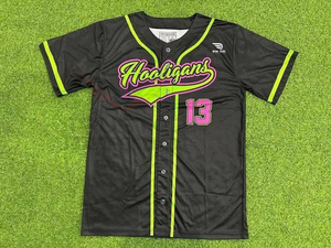 เสื้อเบสบอล100% ผ้าโพลีเอสเตอร์ระบายอากาศได้ดีแห้งเร็วป้องกันแบคทีเรียสำหรับผู้ชาย - Product Image 6