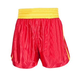 Nouveau style de shorts de boxe pour hommes Service OEM Vente en gros de shorts de boxe unis personnalisés Concevez votre propre short de boxe - Product Image 2