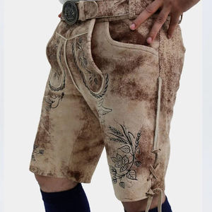 กางเกงขาสั้นสำหรับผู้ชายกางเกงขาสั้นสไตล์บาวาเรียแบบกำหนดเองสำหรับผู้ซื้อขายส่งและแบรนด์ - Product Image 2