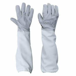 Guantes especiales de apicultura con mangas largas Anti-Picadura de abeja Anti-Corte Antideslizante Función ignífuga para apicultores - Product Image 1