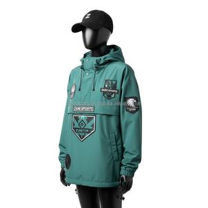 Veste coupe-vent en polyester pour femme, finition turquoise, avec logo brodé personnalisé, veste pour femme - Product Image 5