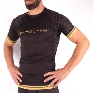 Custom UPF 50+ Mma Rash Guard Raglan Short Sleeve UV protection Rashguard Children <b>Surf</b> Shirt Sublimation <b>Printed</b> Rash Vest - Product Image 2