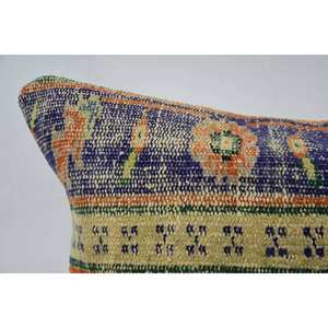 หมอนผ้าวูลถักโบฮีเมียนหลากสีขนาด32X32นิ้วพิมพ์ลายดอกไม้วินเทจเป็นมิตรกับสิ่งแวดล้อมเบาะกันลื่นแบบพกพาสำหรับพื้นห้องนอน - Product Image 2