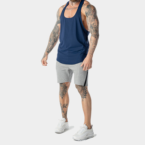 Débardeur de fitness décontracté taille XL pour hommes maillot de gym à séchage rapide logo personnalisé tissage tricoté pour la course à pied - Product Image 4