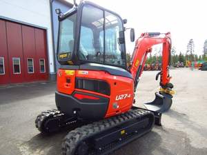 Miniexcavadora Kubota U27 4 NUEVA con 3 Cucharones, 2.7T, Lista para Usar, Microexcavadora Pequeña de 2.5 Toneladas para Granja/Jardín/Construcción, Multiusos - Product Image 3