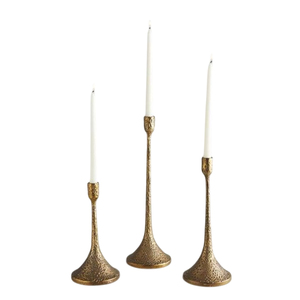 Portavelas decorativo para el hogar de diseño antiguo, portavelas de Metal dorado de alta calidad para bodas y todos los eventos, candelabro de mesa - Product Image 2