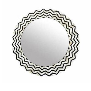 Vente chaude Motif Moderne En Bois Mur Miroir Cadre À La Main Os Incrustation Meubles Cadres Décoratifs En Gros - Product Image 2