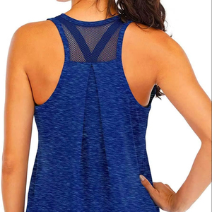 Haute Qualité Sublimation Polyester Débardeur Taille Américaine Solide Couleur Pastel Racer Scrunch Retour Femmes Dame Débardeur - Product Image 2