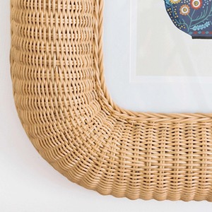 Cadre photo en rotin fabriqué au Vietnam matériau écologique utilisé pour la décoration de la maison cadres photo en gros - Product Image 3