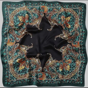 Fabricantes de bandanas, pañuelos y bufandas en oferta, diseños personalizados con logotipo, estampado floral, pañuelos cuadrados para mujer y pañuelos de bolsillo. - Product Image 4