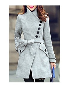 Nueva llegada 2025 venta al por mayor gabardina de los hombres con cinturón con capucha Slim Fit botones estilo personalizable de alta calidad abrigo de invierno - Product Image 1