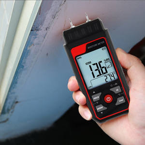 Professional Pin-Type Digital <b>Moisture</b> <b>Meter</b> Multi-Material Detector Color Alarm Replaceable Pins for Wood, Building Materials - Product Image 2