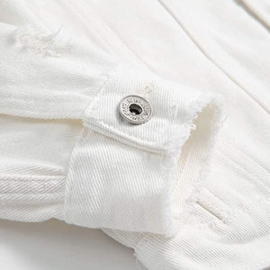 Veste en jean pour hommes de qualité supérieure Veste d'hiver chaude coupe ajustée personnalisée Streetwear élégant à l'avant Veste de mode imperméable et écologique - Product Image 6